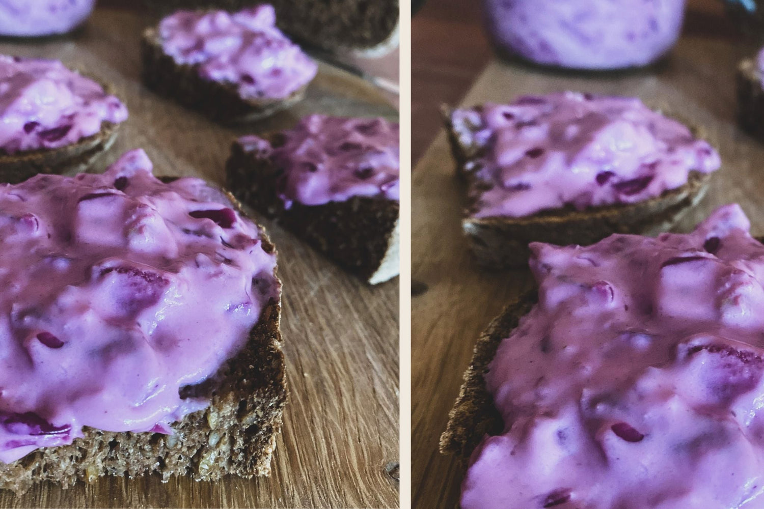 Rezept: Veganer Frischkäse-Rotkraut Aufstrich