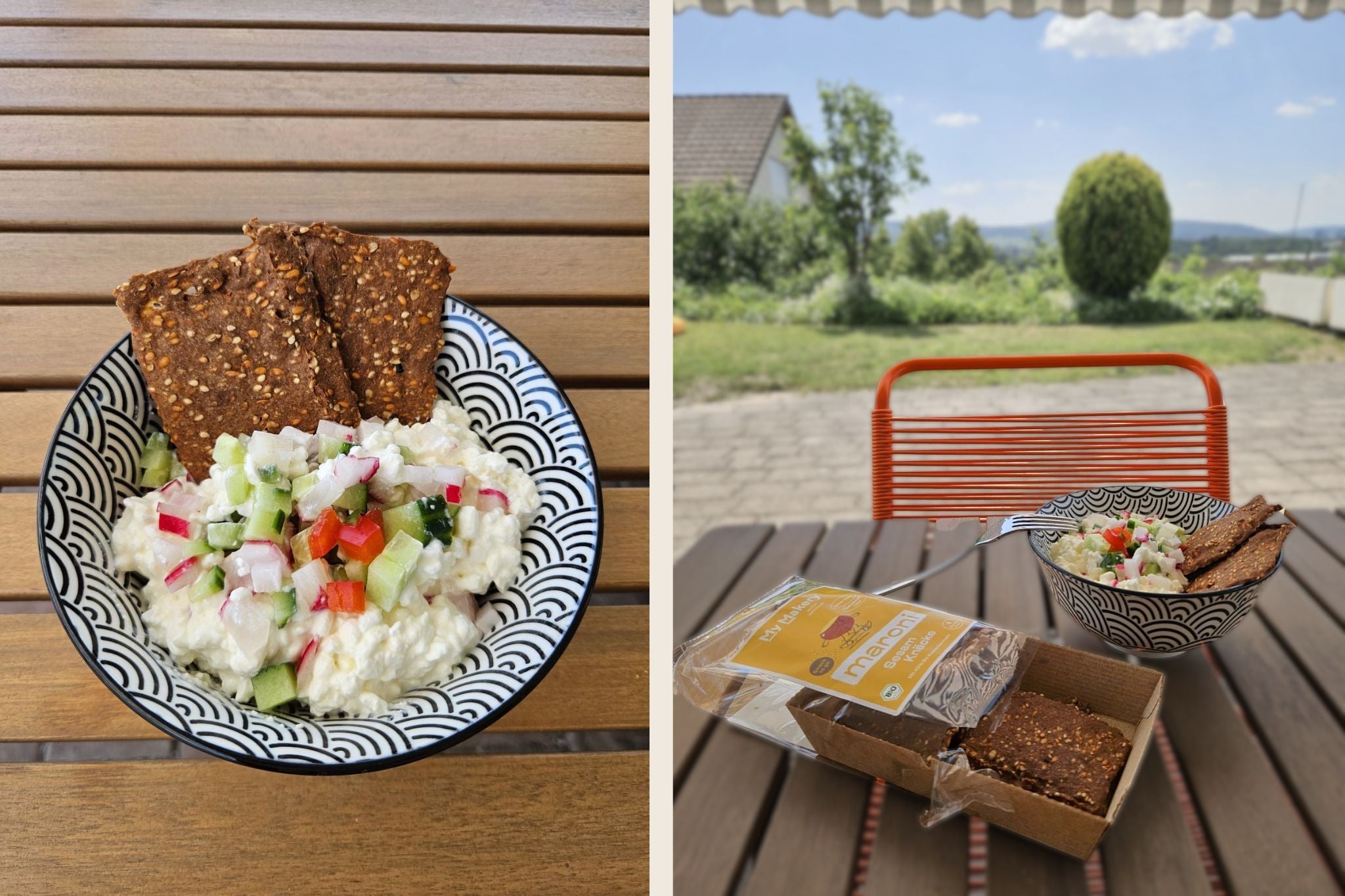Dein neuer Lieblingssalat: 5-Minuten Protein-Power-Salat mit Maroni Knäcke Snack
