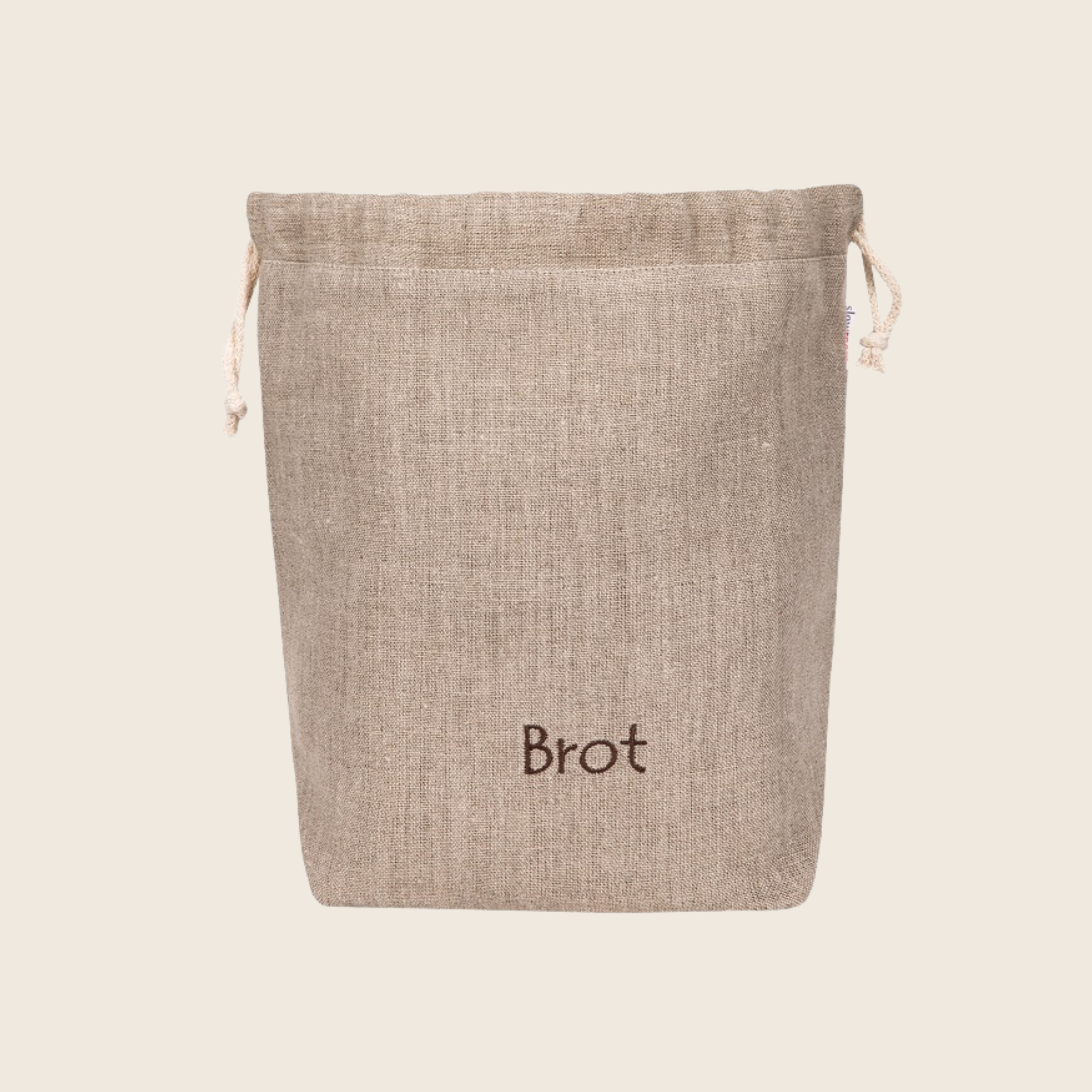 Brottasche/Brotkorb Leinen 2in1