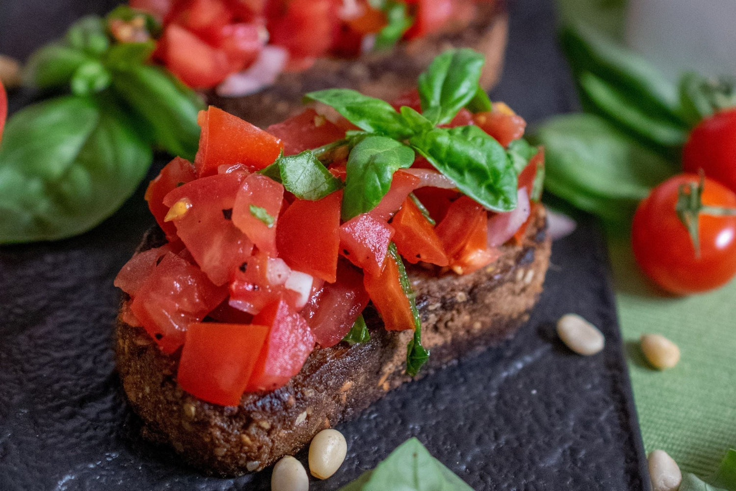 Antipasti Klassiker – Bruschetta italiana al pomodoro