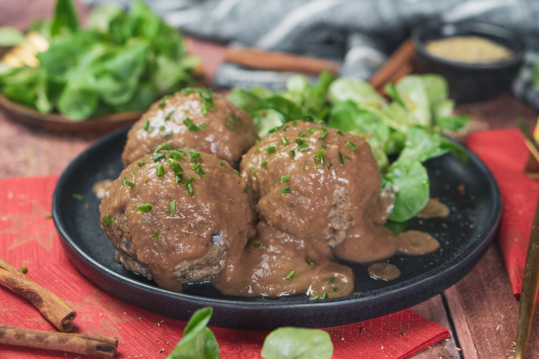 Maronenknödel mit Maronisoße