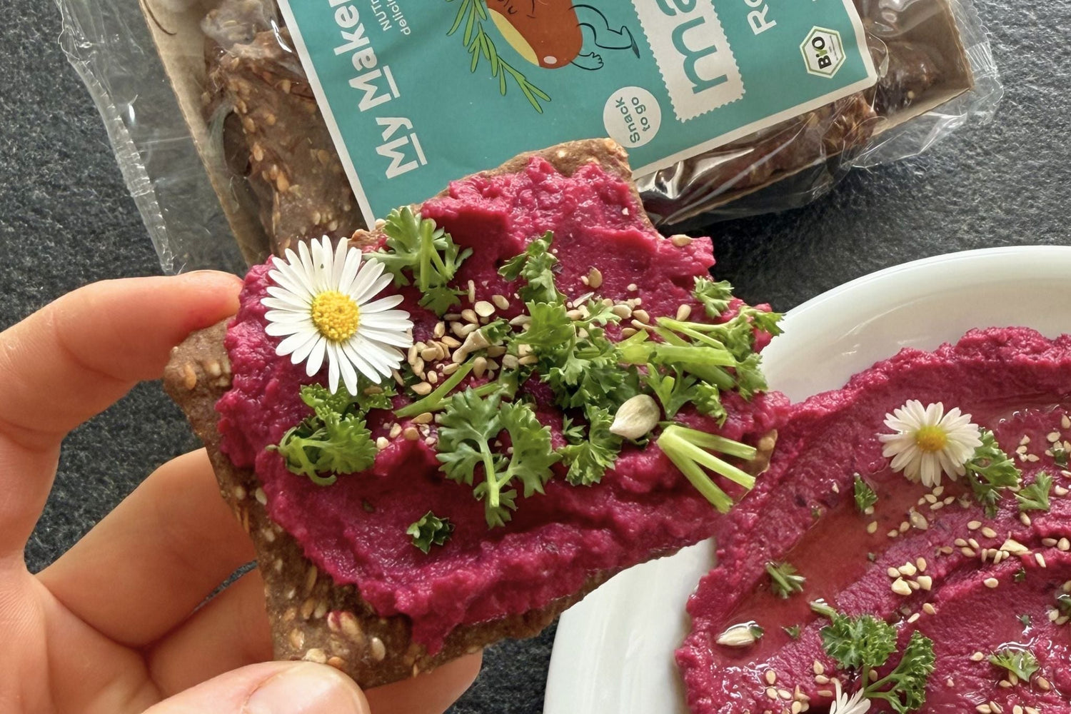Rote-Bete-Hummus: Der farbenfrohe Klassiker für jede Jahreszeit