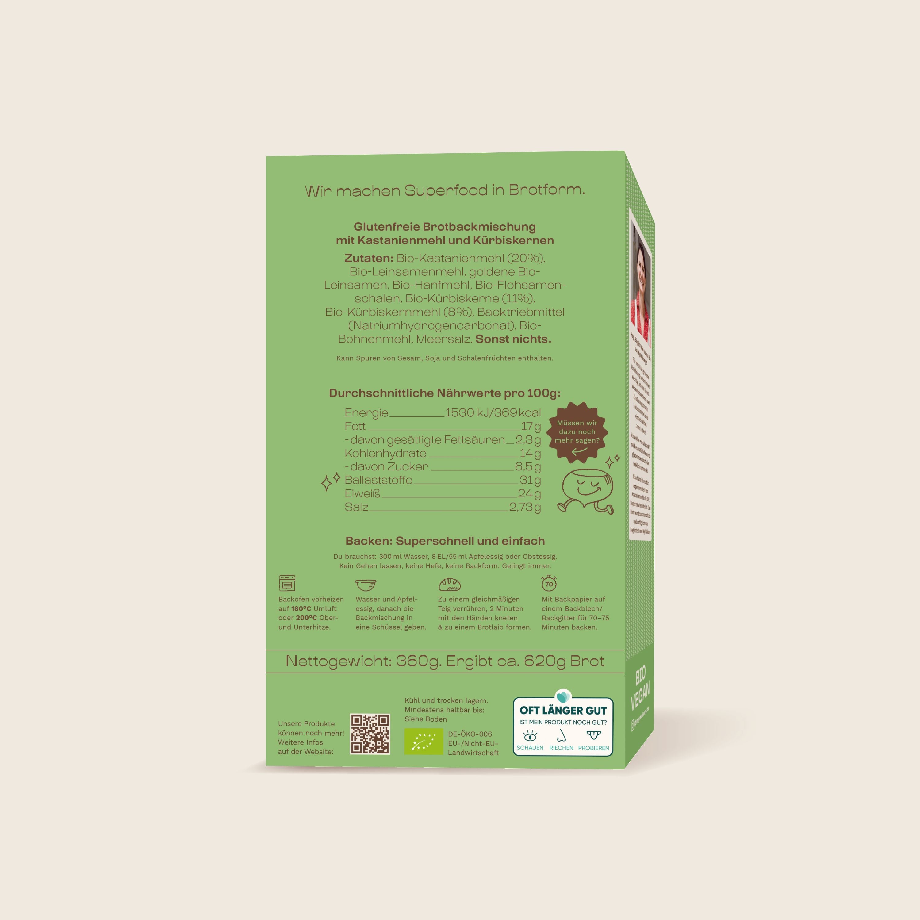 Probierpaket Maroni-Backmischungen – glutenfrei, bio & ballaststoffreich