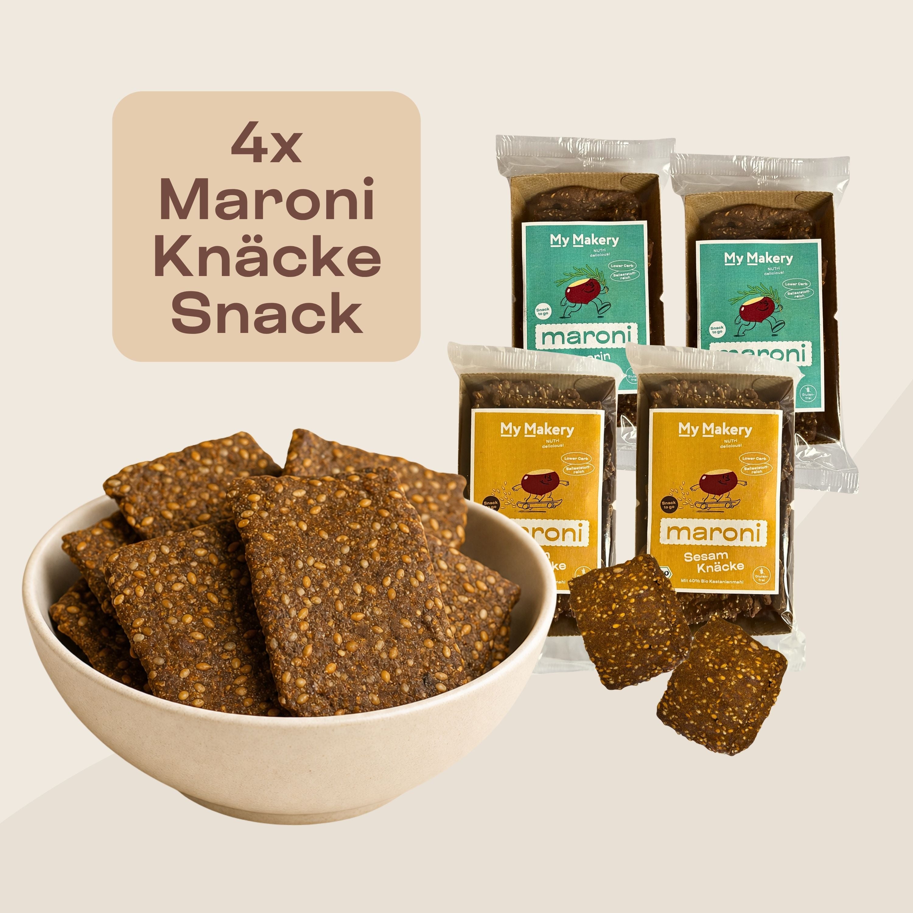 Maroni Knäcke Snack To-Go Paket
