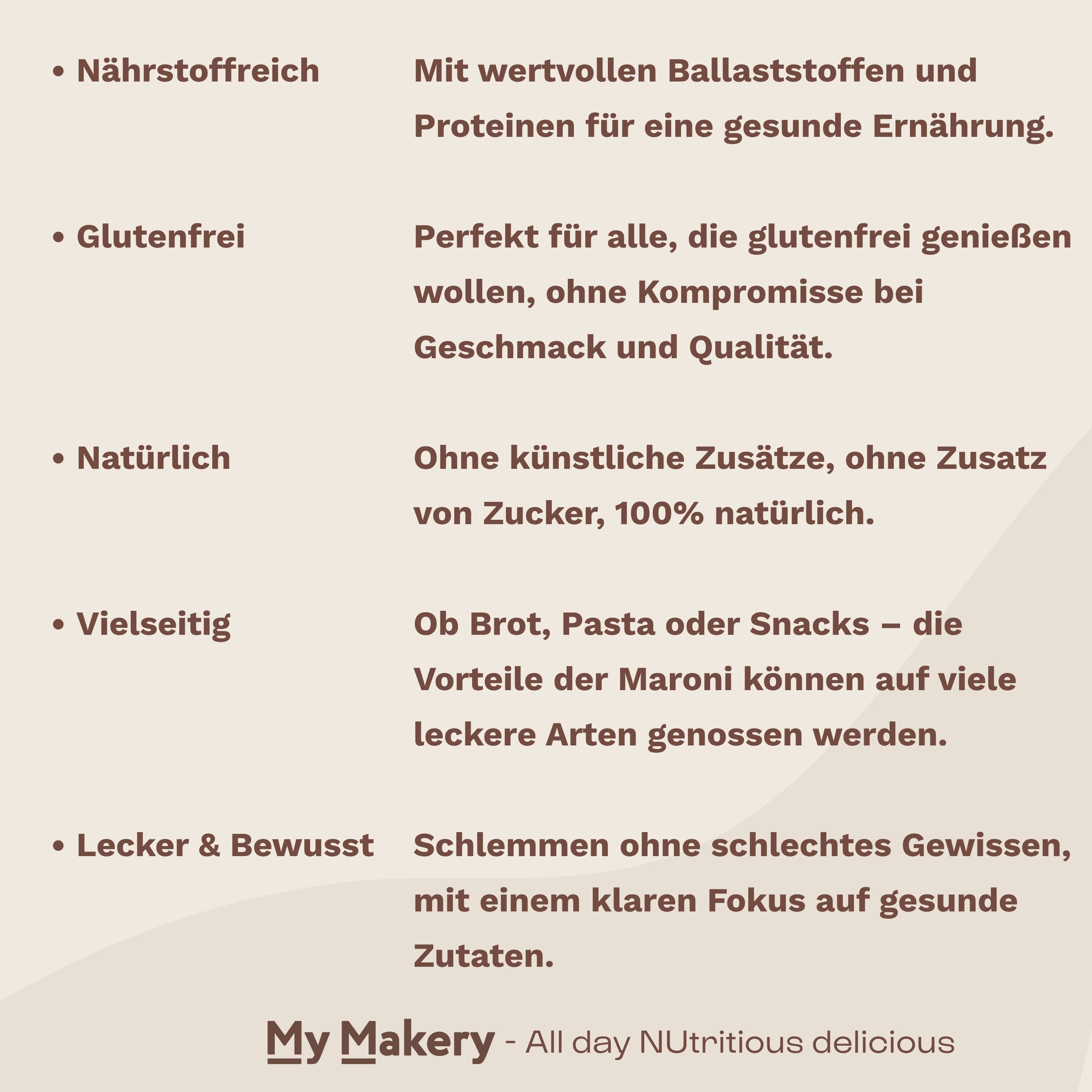 Probierpaket Maroni-Einsteiger 3x3 - bio & ballaststoffreich